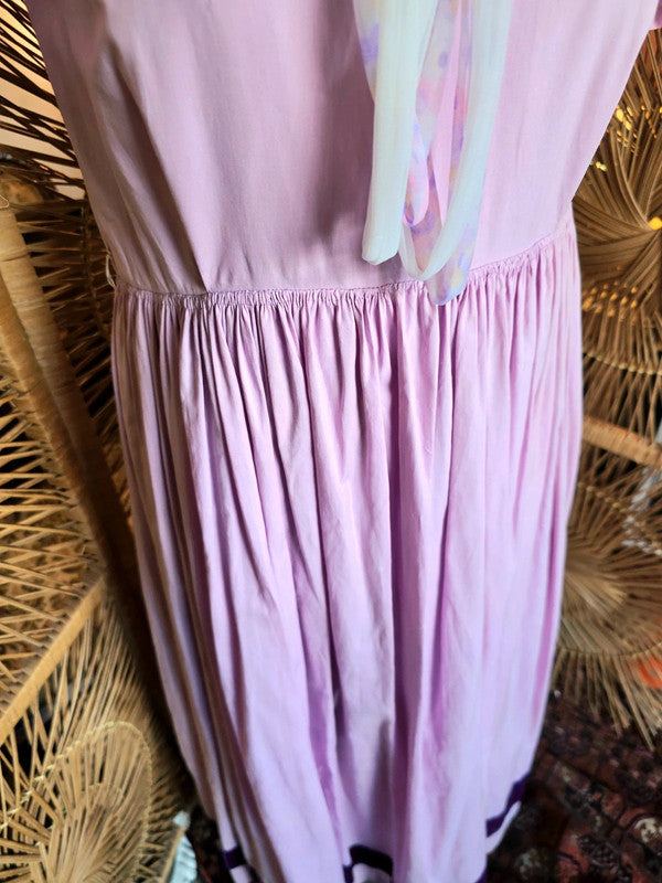 Vintage 40s/ 50s Maxi House Dress