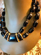 Vintage 80's Bead Necklace