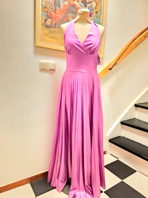 Vintage 70's / 80's Halterneck Maxi Dress