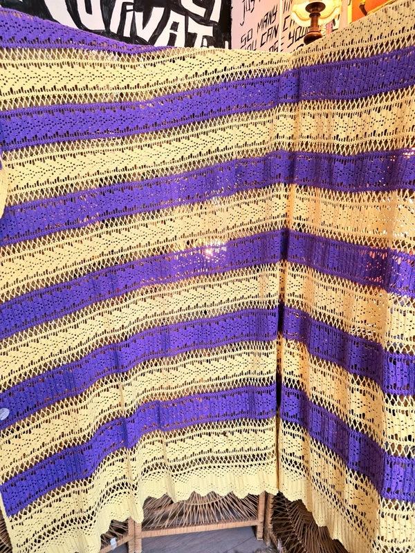 Vintage 60's/70's Crochet Blanket