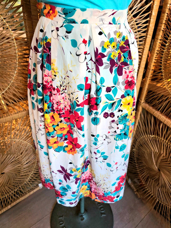 Vintage 80's/90's Floral Skirt