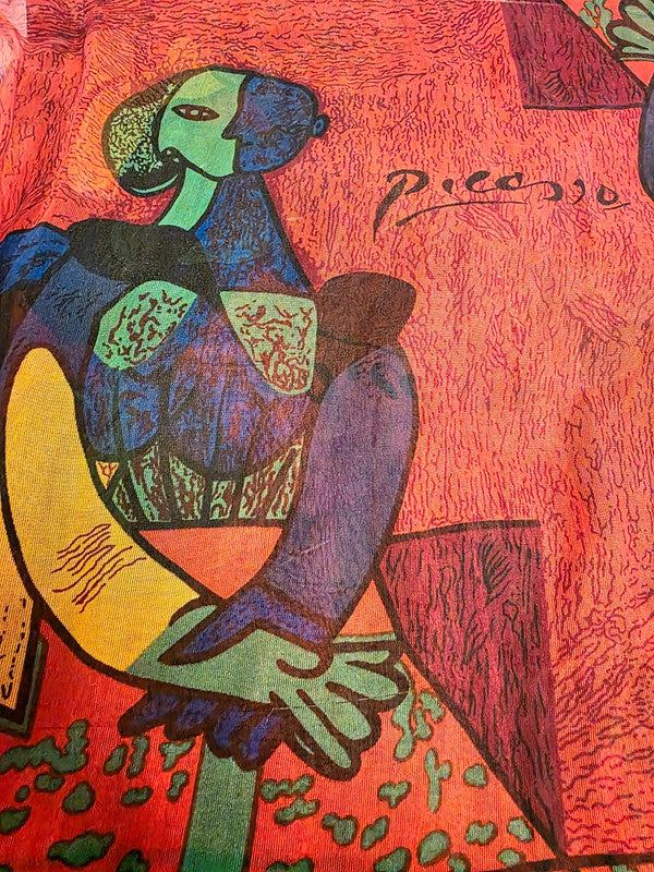 Vintage 80's Picasso Scarf