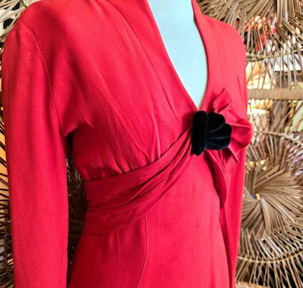 Vintage 80's Thierry Mugler Cocktail Dress