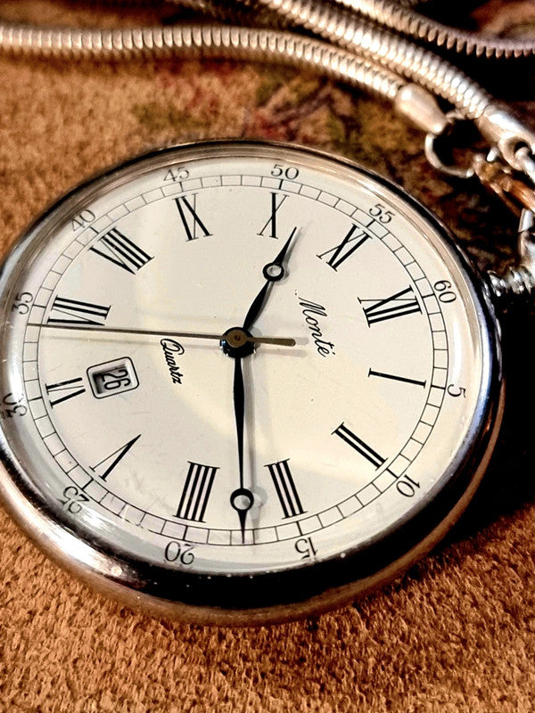 Vintage Monté Quartz Pocket Watch