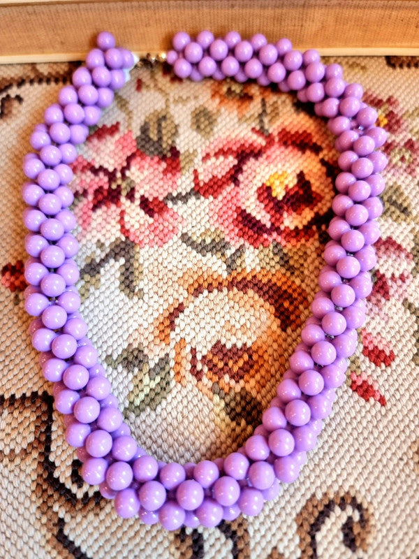 Vintage 80's Bead Necklace
