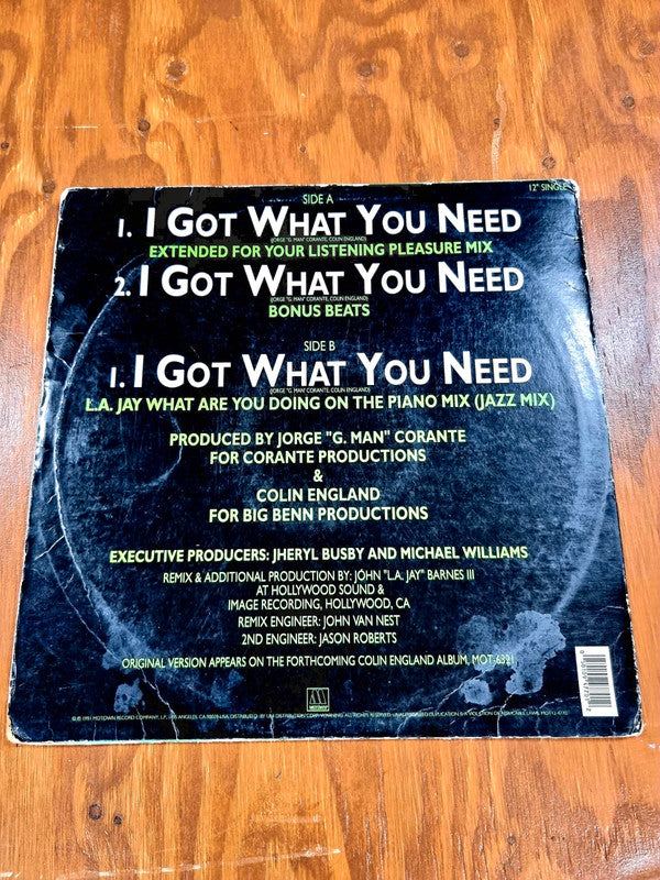 Colin England – I Got What You Need - Record - Vinyl