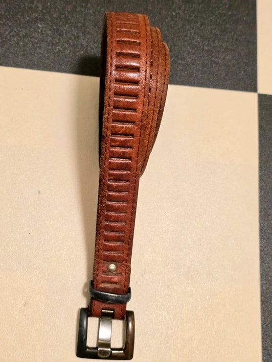 Vintage 80s Leather Belt