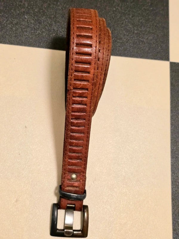 Vintage 80s Leather Belt