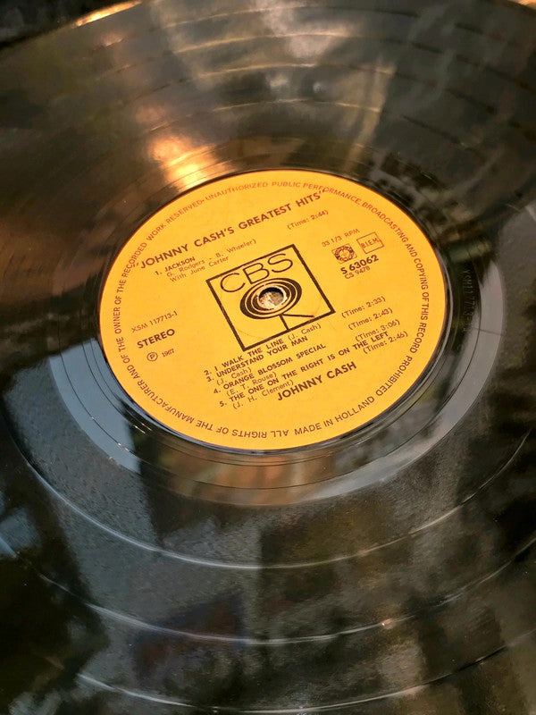 Johnny Cash – Greatest Hits Volume 1 Vinyl Record