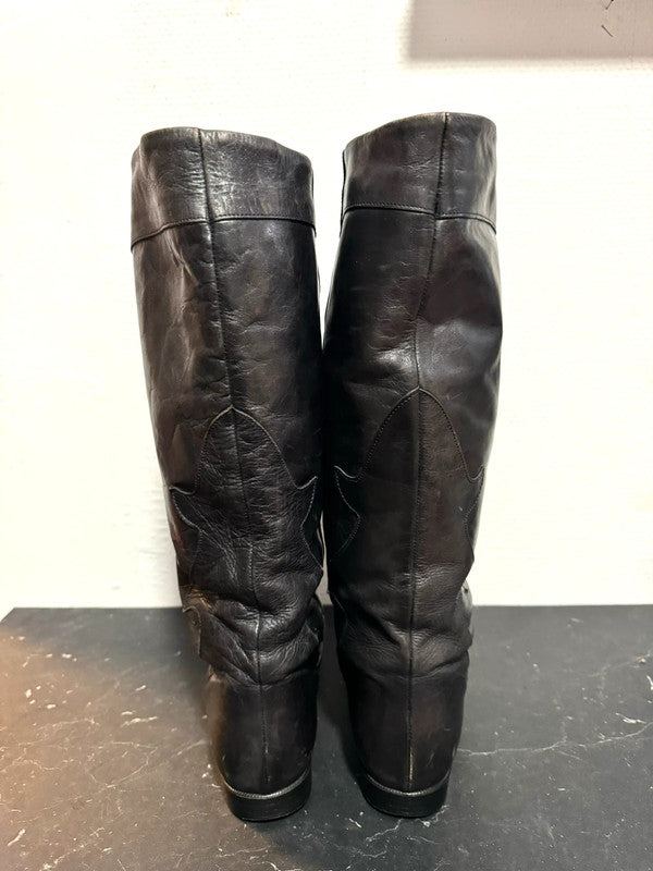 Vintage 80s pull up boots