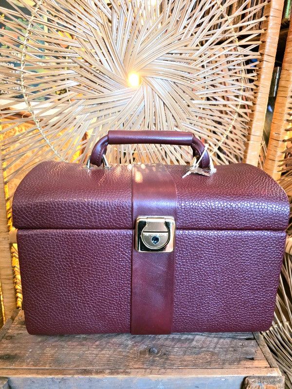 Vintage 70's/80's Jewelry Case with Key