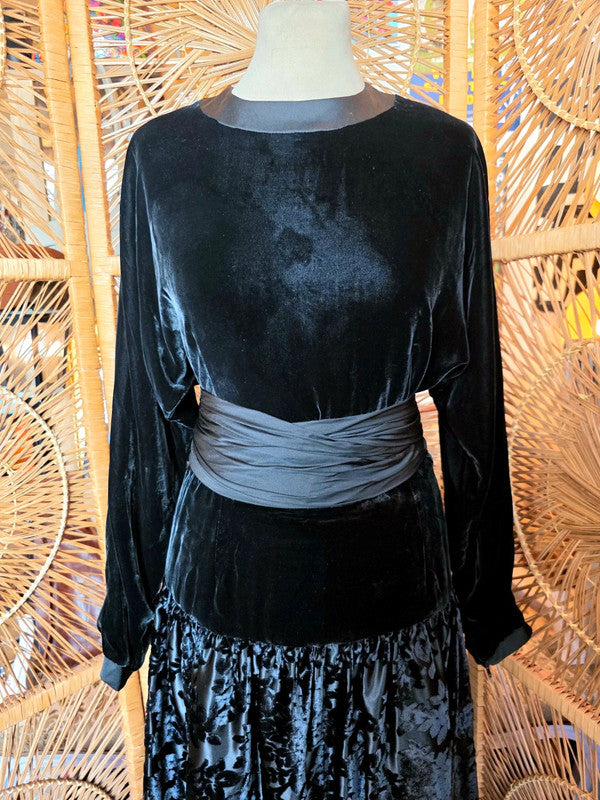 Vintage 80's JL Scherrer Evening Dress
