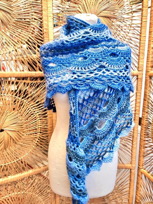 Vintage Knitwear Scarf Shawl