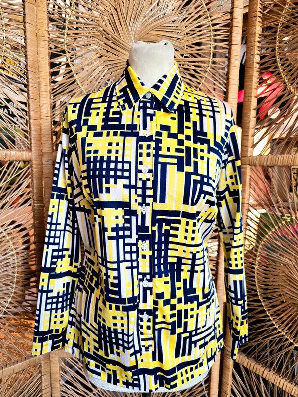 Vintage 70s Devernois Blouse