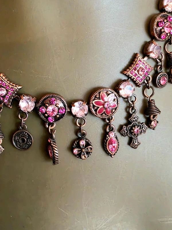 Vintage 90's Chandelier Necklace
