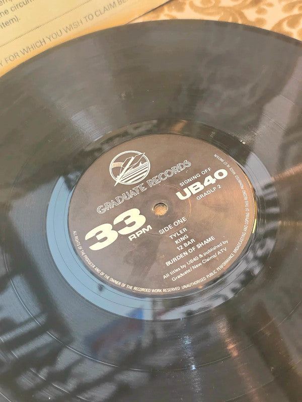 UB40 – Signing Off Vinyl Record