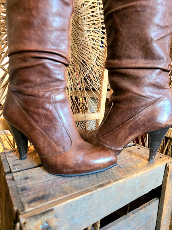 YatvaVintage: YV6196: Designer Janet & Janet Leather Boots