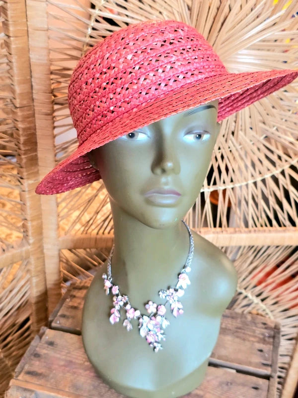 Vintage 70s / 80s Straw Sun Hat