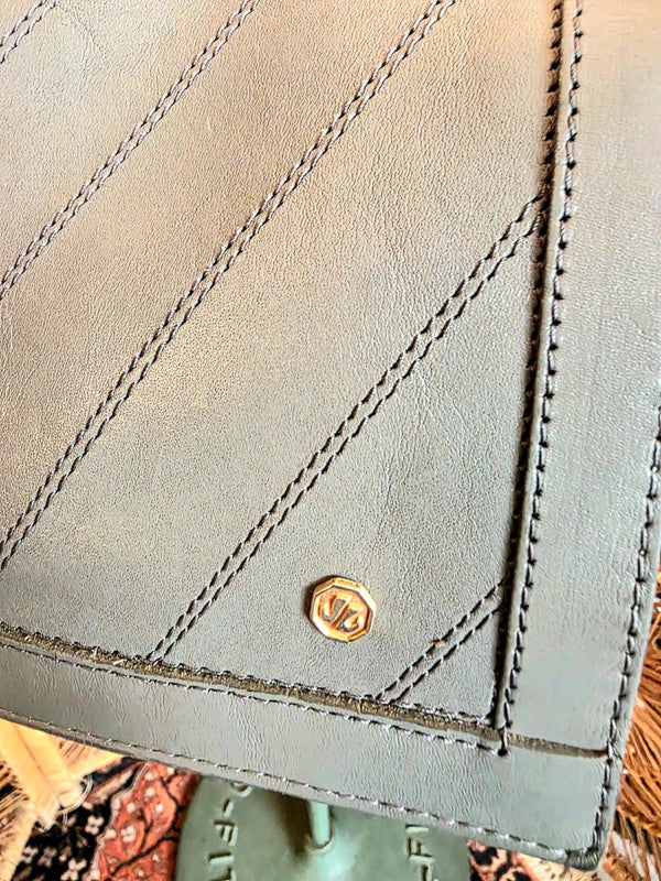 Vintage 80's Leather Shoulder Bag