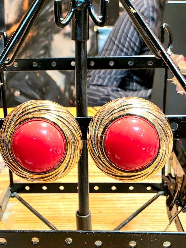 Vintage 80's Clip-On Earrings