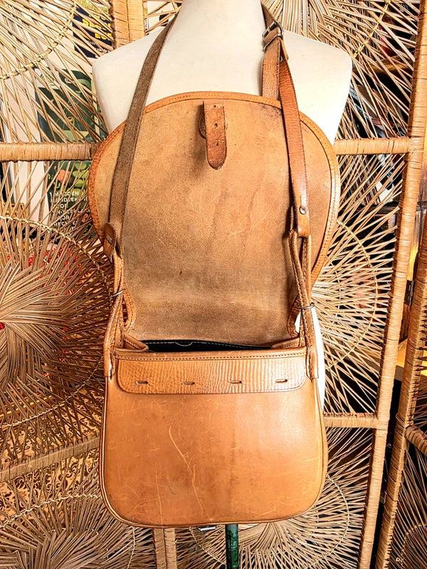 Vintage 70's Saddle Shoulderbag