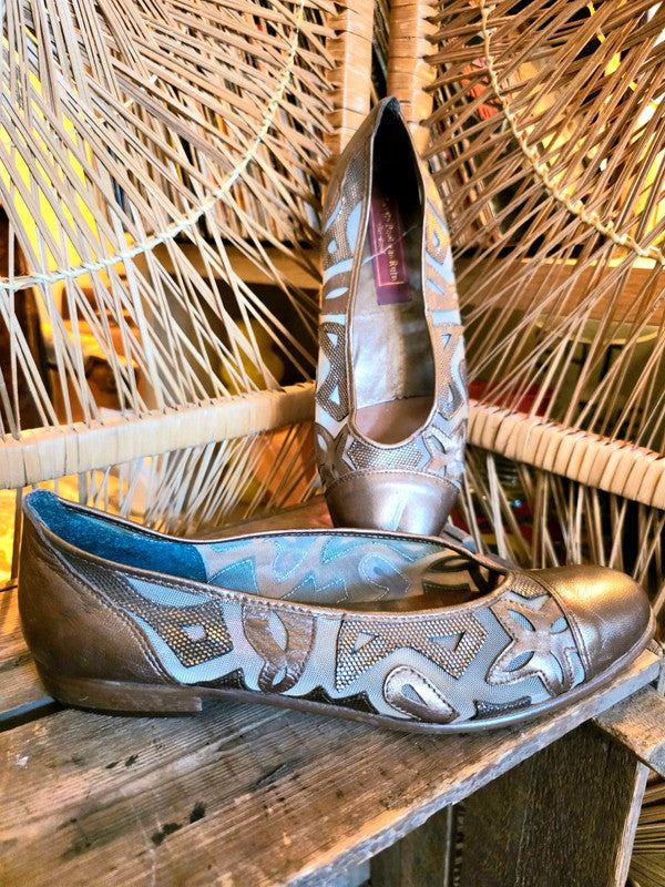 Vintage Van De Poel Van Ruth Flat Shoes