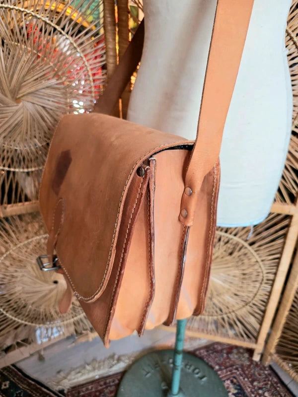 Vintage 70's Messenger Bag