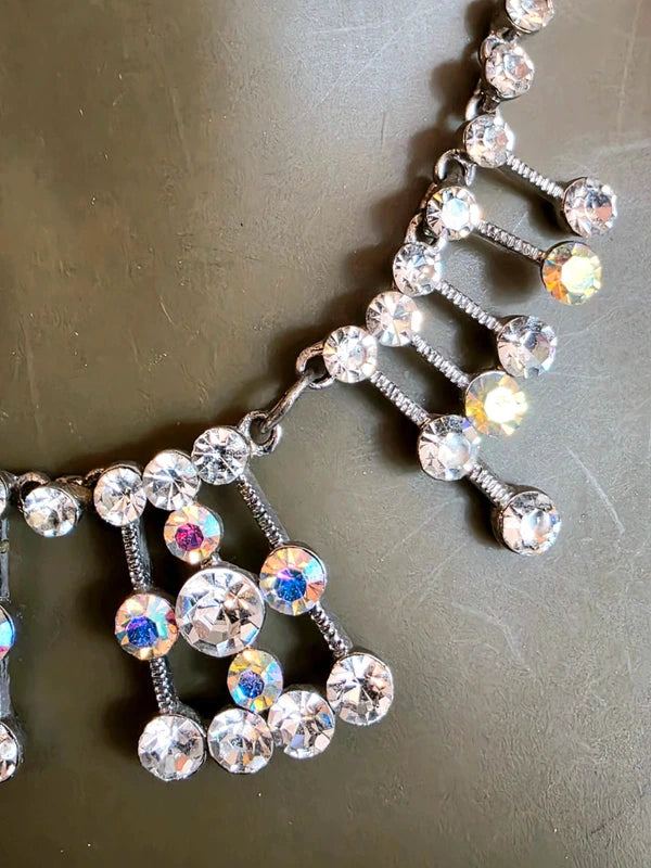 Vintage 60's Rhinestone Necklace