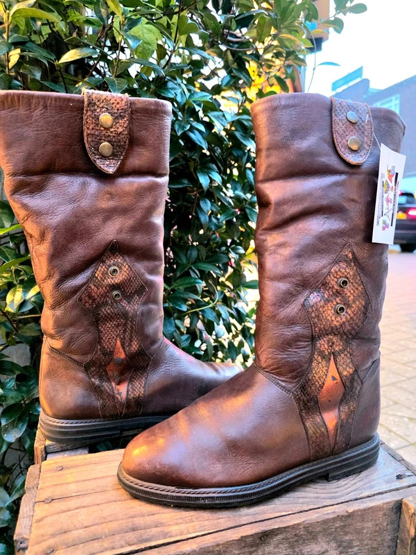 Vintage 80´s Leather Boots