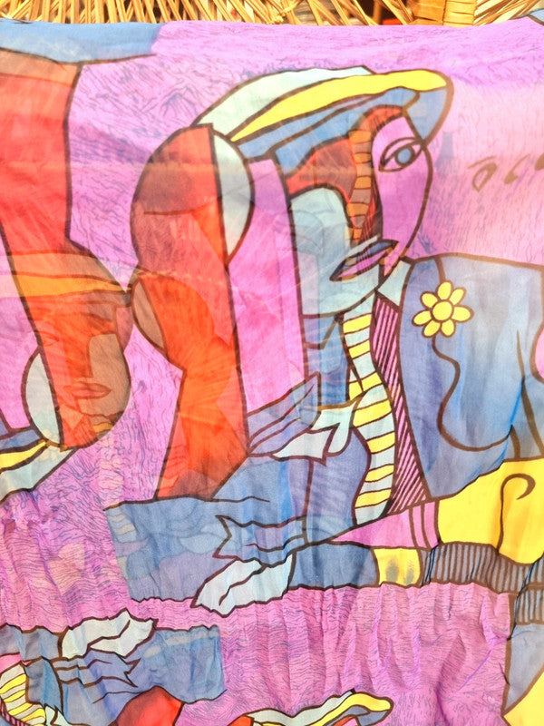 Vintage Picasso Print Scarf