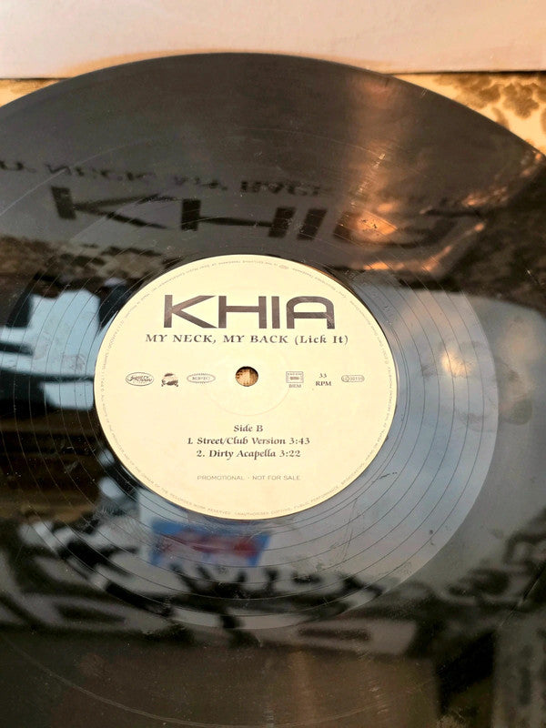 Khia – My Neck, My Back Lick It Vinyl Record