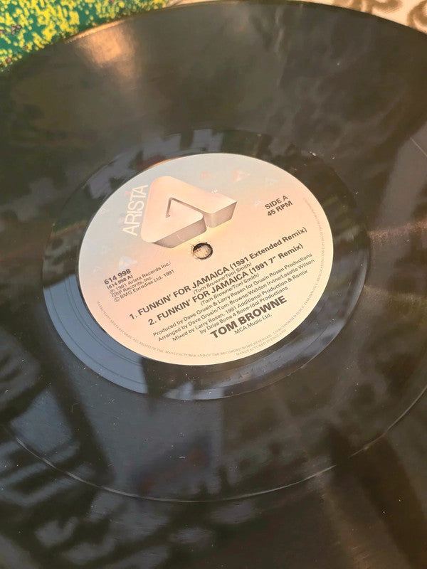 Tom Browne – Funkin' For Jamaica 1991 Remix Vinyl Record