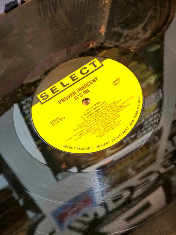 Proven Innocent – It's On Vinyl Record