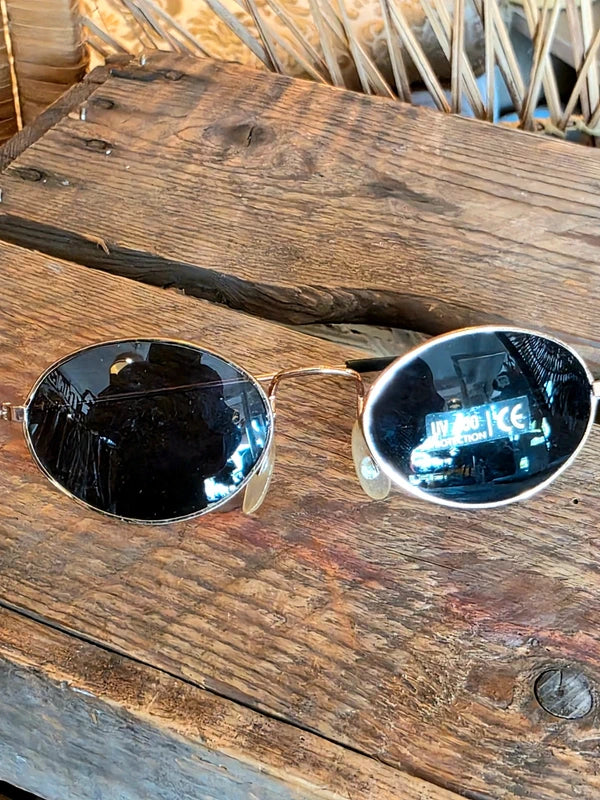 Deadstock Brand New Oval Sunglasses