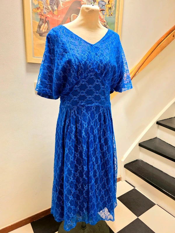 Vintage 70´s / 80´s Lace Flared Sleeves Dress.