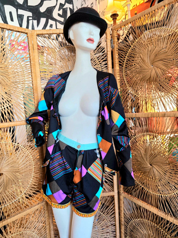 Vintage 70s Lady Dress Modell 2-Piece Suit