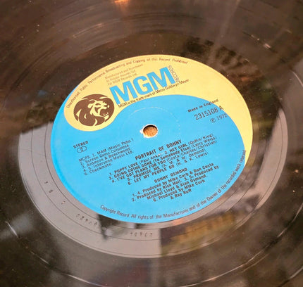 Donny Osmond – Portrait Of Donny Vinyl Record