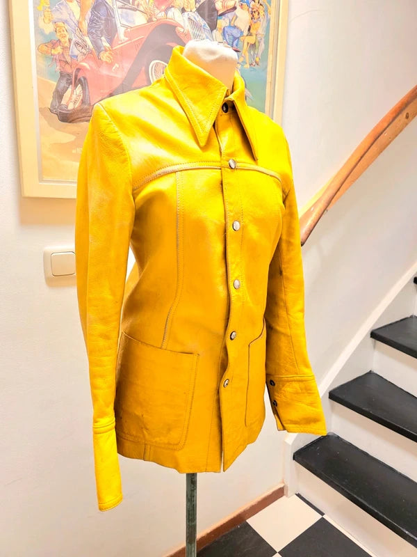 Vintage 70's Berdy Leather Jacket