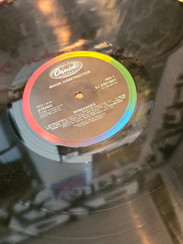 Brass Construction – Renegades Vinyl Record