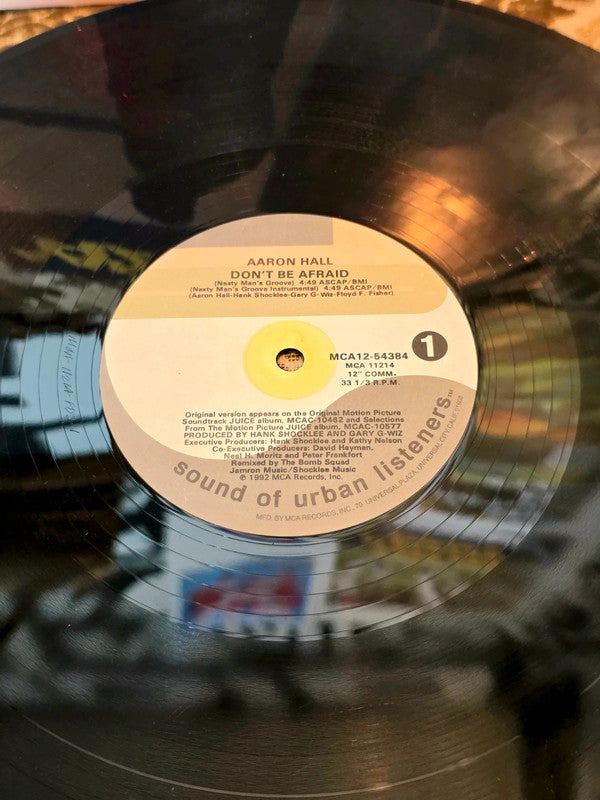 Aaron Hall – Don't Be Afraid Vinyl Record Good