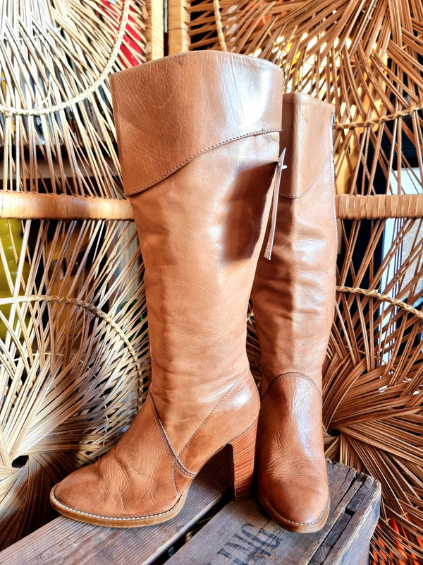 Vintage Leather 80s Anita Boots