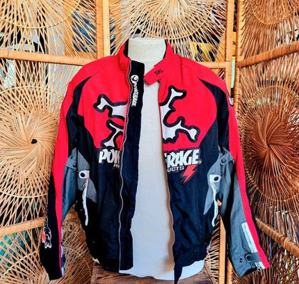 YatvaVintage: JWJ10: Vintage 80s/90s Powerage Biker Jacket