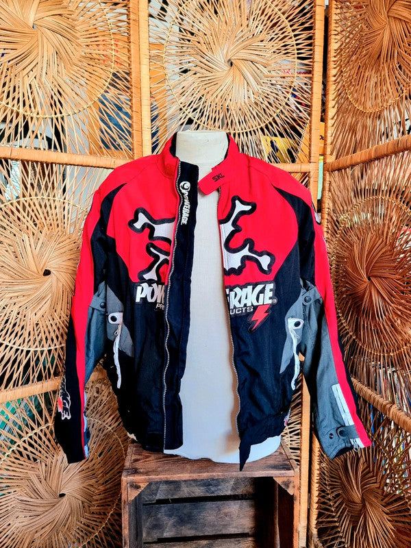 YatvaVintage: JWJ10: Vintage 80s/90s Powerage Biker Jacket