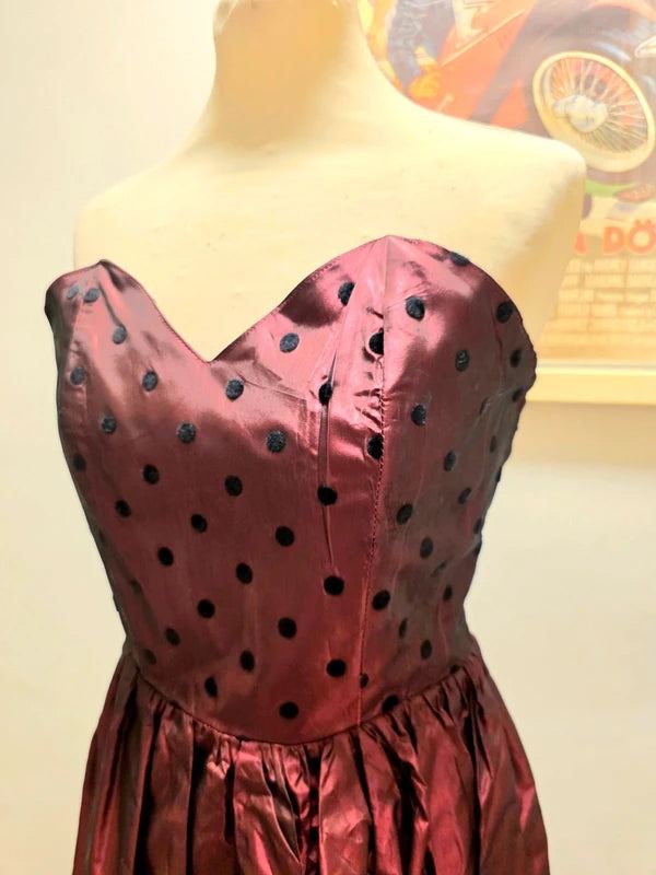 Vintage 90's Monique Brouns Strapless Dress