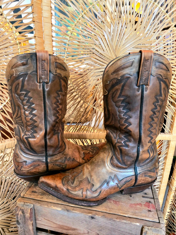 Vintage 70's Mezcalero Cowboy Boots