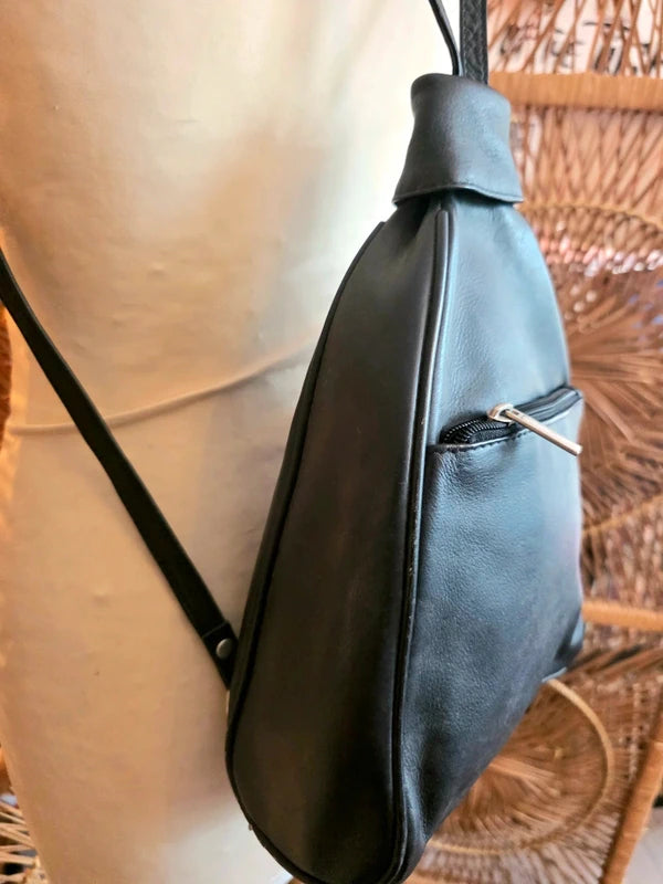 Vintage 90's Leather Backpack