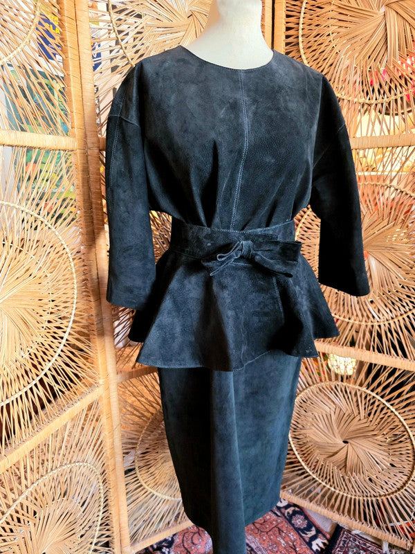 Vintage 80's Peplum Dress