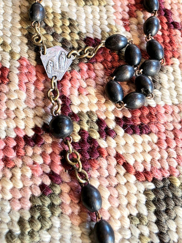 Vintage French Antique Catholic Rosary