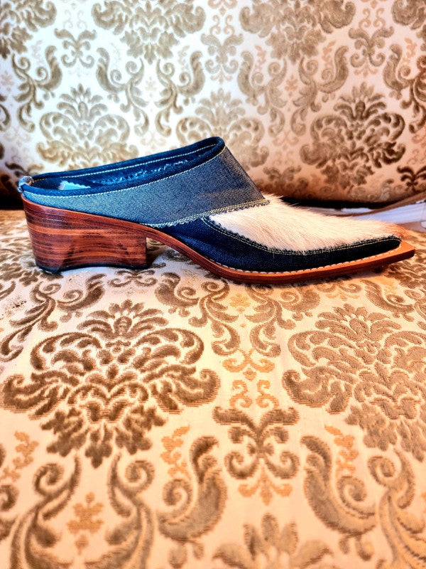 Brand New Western "Chick on a Mission " Slip on Shoes