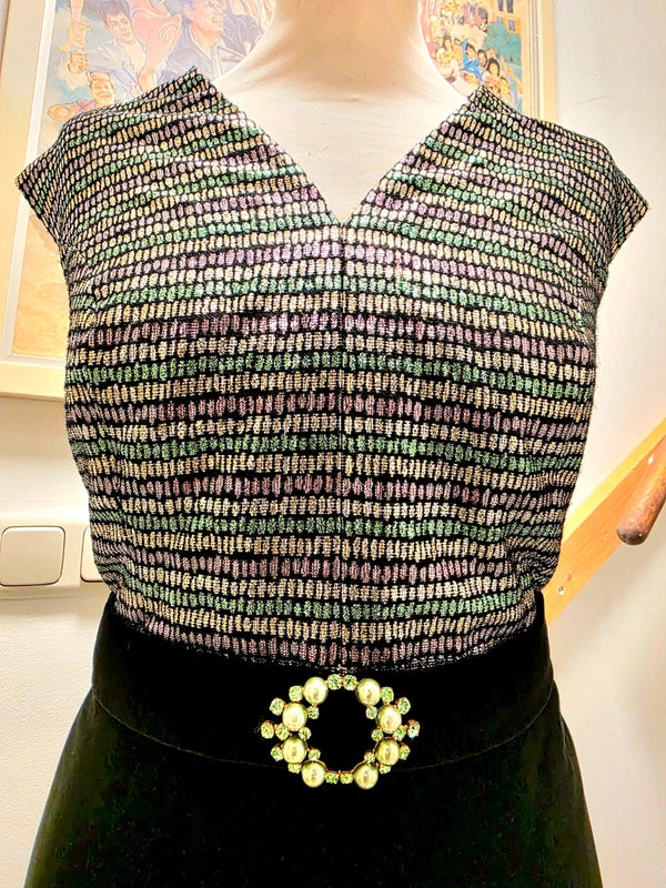 Vintage 70's / 80's Velours Champion Dress